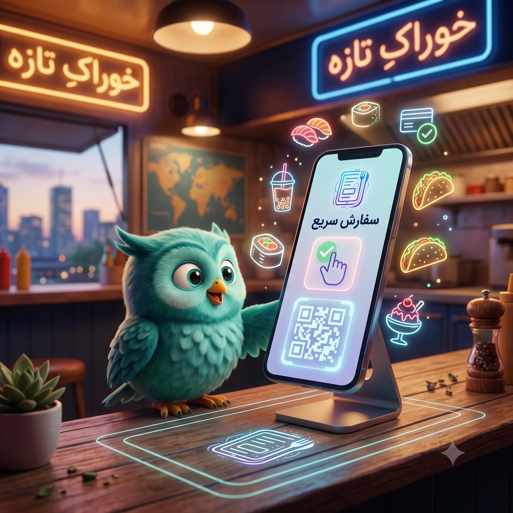 سفارش سریع با منوی دیجیتال بیامنو