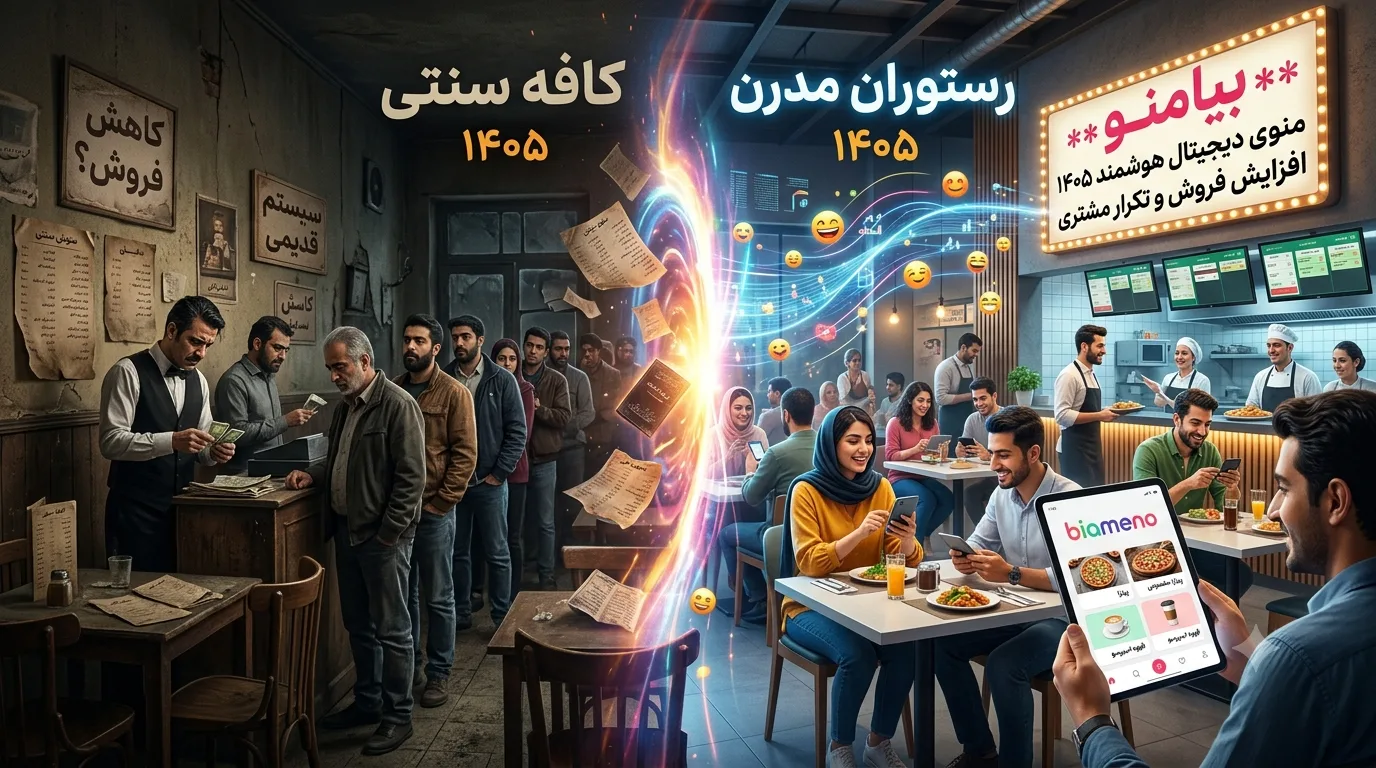 نجات از افت فروش در سال ۱۴۰۵: چرا کافه یا رستوران شما مشتریان خود را از دست می‌دهد؟
