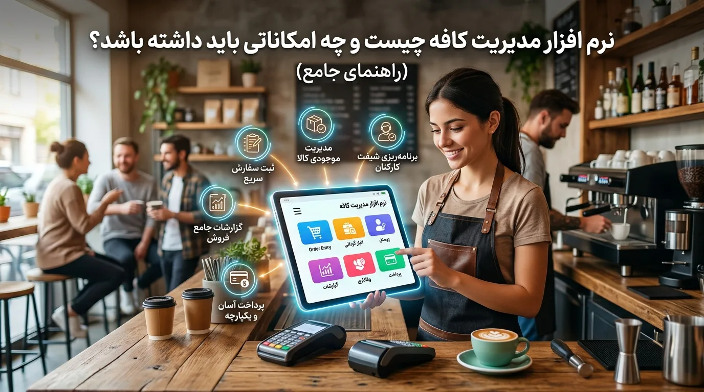 نرم افزار مدیریت کافه چیست؟ امکانات ضروری یک سیستم حرفه‌ای